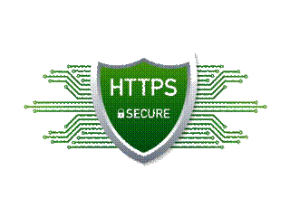 摄图网_305338710_HTTPS议定书互联网上的安全和保网址站的SSL证书优势TLS病媒库存图解（企业商用）